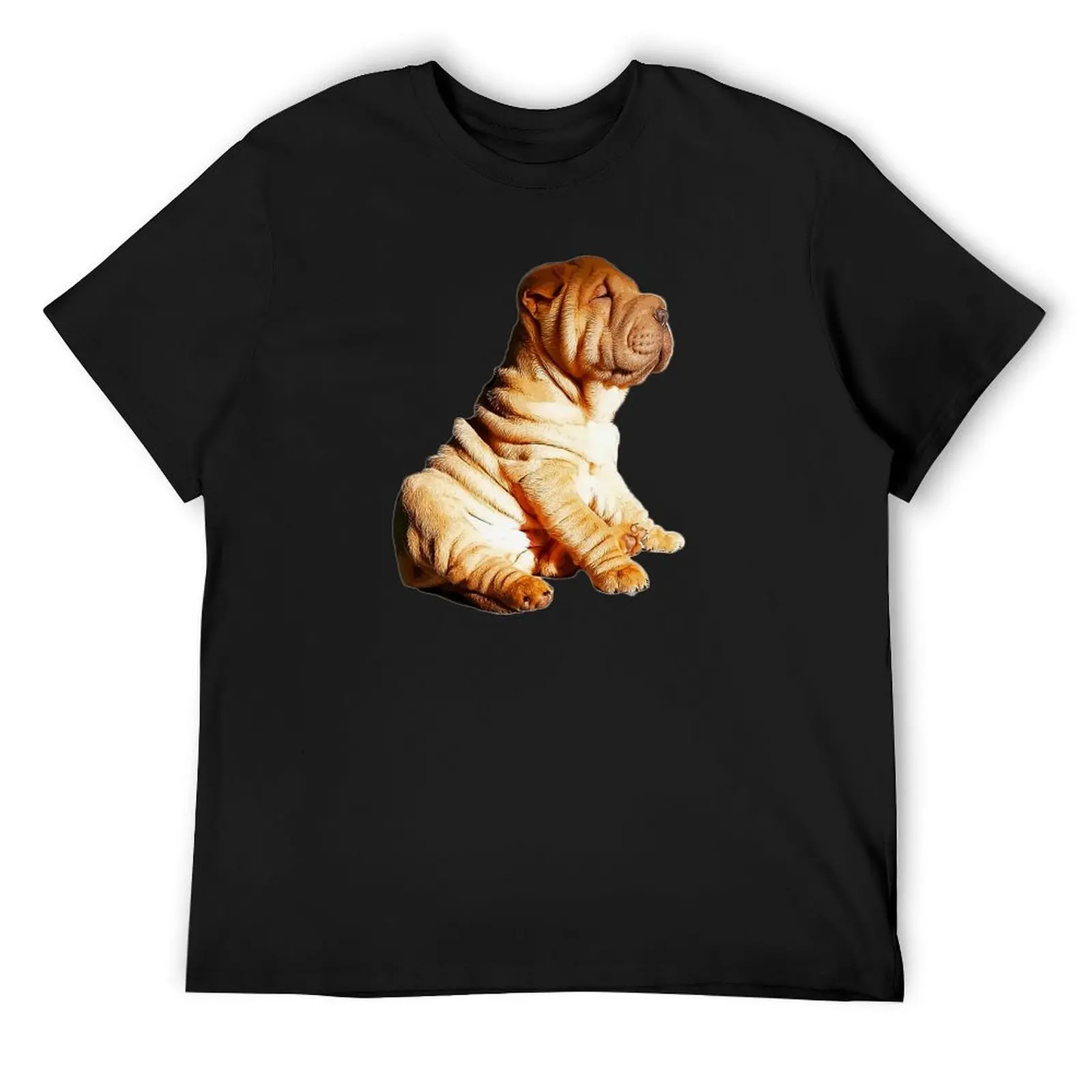 Shar Pei Cute Puppy Dog T-Shirt graphic t shirts shirts graphic mens t shirts top quality