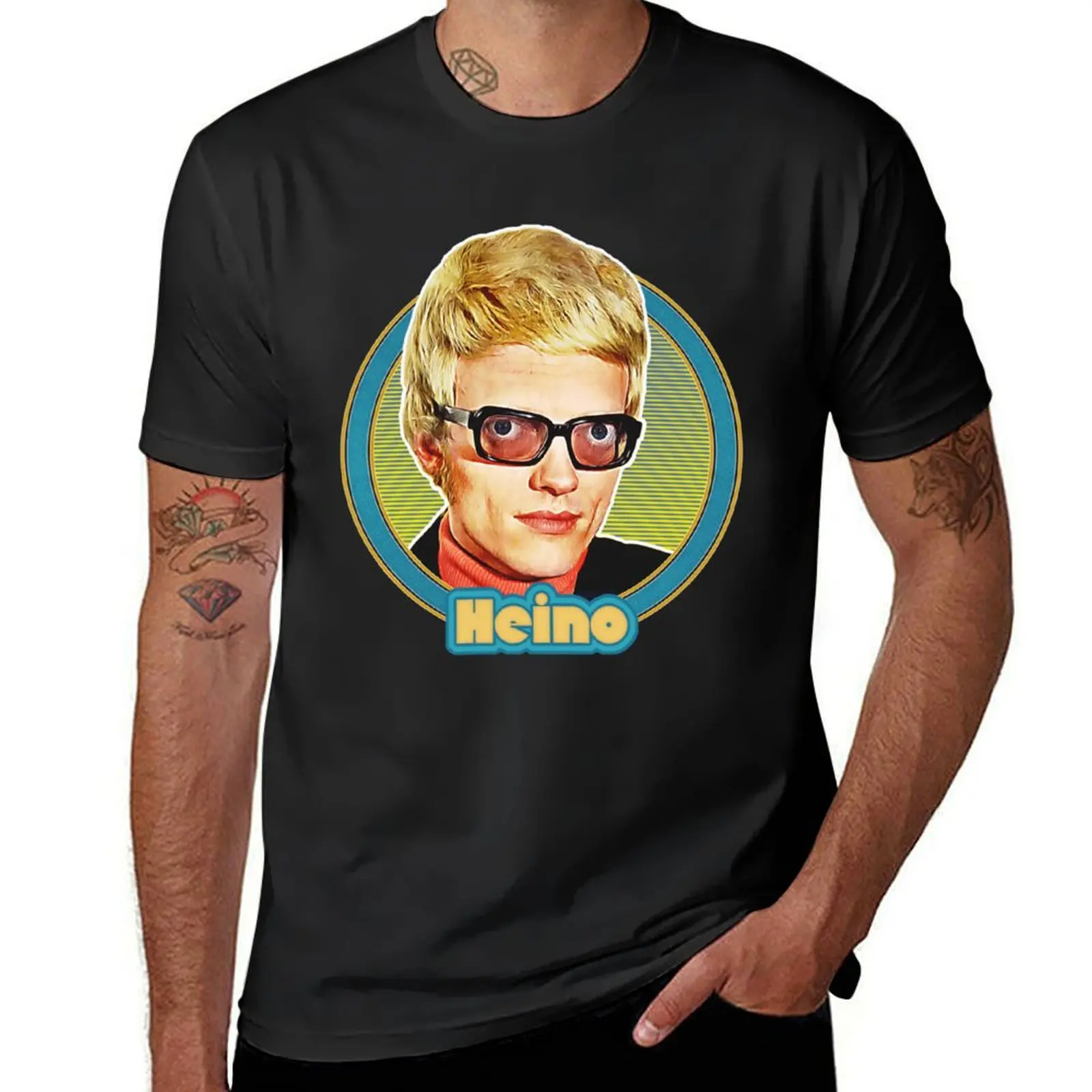 

Heino Look At Me T-Shirt oversized Blouse Short sleeve tee boys whites oversized t shirts for men