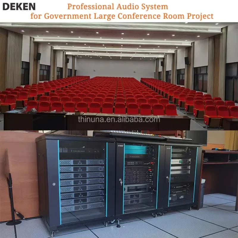 DEKEN DA-4800 مضخم الطاقة الرقمي لنظام الصوت الاحترافي من الفئة D لل الحكومة والمؤسسات بسعر المصنع