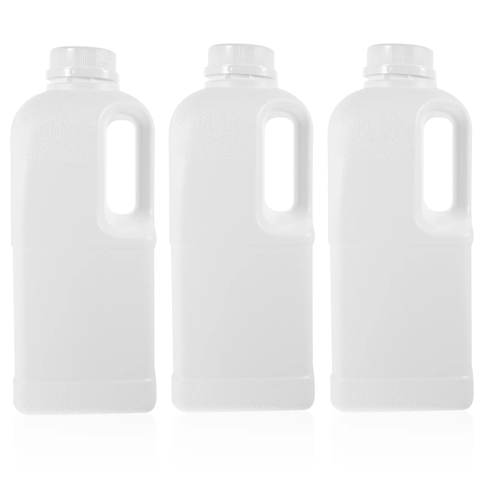 

2L Food Gallon Jug Ergonomic Handle Reusable Containers With Lids For Storage Caps for Drinks Set of Water Gallon Storage Jug 3