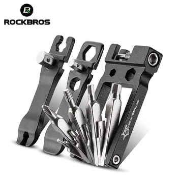 ROCKBROS Mountainbike-Werkzeug-Sets, Fahrrad-Reparatur-Werkzeug-Set, Sechskant-Speichenschlüssel, Mountainbike-Schraubendreher-Werkzeug, 16-in-1