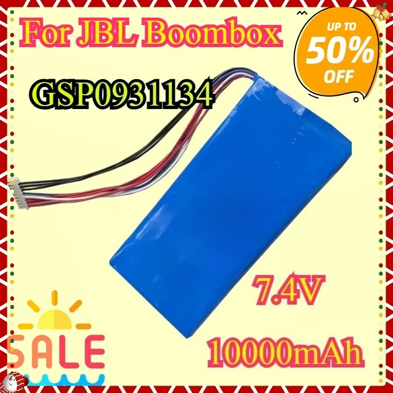 

New High-quality 10000mAh Replaceable Battery for JBL Boombox Boombox 1 GSP0931134 01 Li-ion Battery Player Speaker Batteries