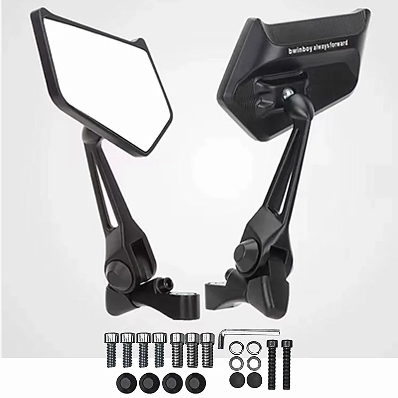 Motorcycle CNC AOS4 Wide Angle360° Rearview Mirror For YAMAHA XJR400 / MT-01 / TDM900 / TDM850 / R6S USA VERSION