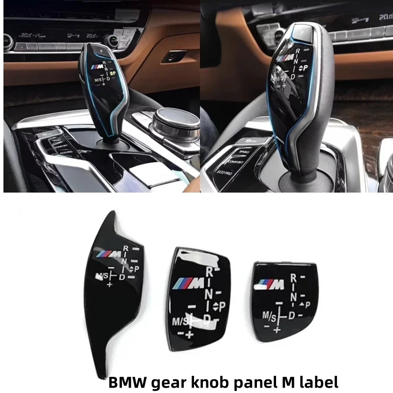 

BMW M Logo Car Shifter Cover 3D Sticker for 123457 Series F01 F02 X1 X3 X5 X6 M3 M5 F30 F32 F48 Car Accessories