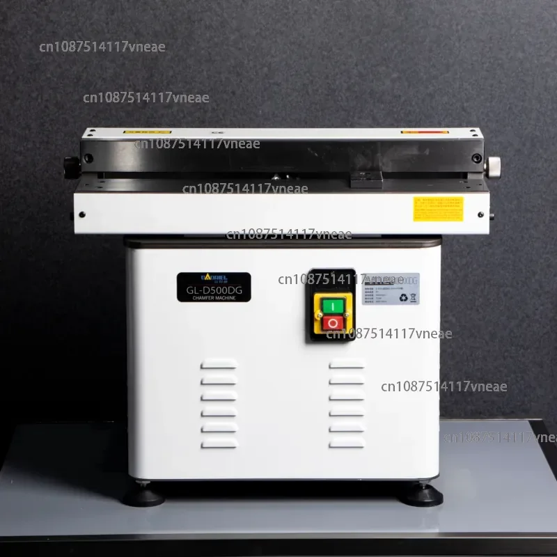 D500DG High Precision Bench Chamfering Machine for Straight Edge 0-6mm Adjustable Chamfering and Metal Edge Finishing
