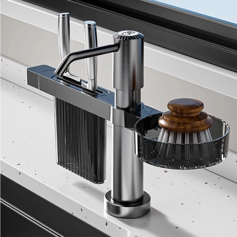 

Дозатор для кухонного мыла с держателем для ножей и полкой для хранения, инструменты для кухонной мойки, удлинительная трубка, дозатор мыла для моющего средства