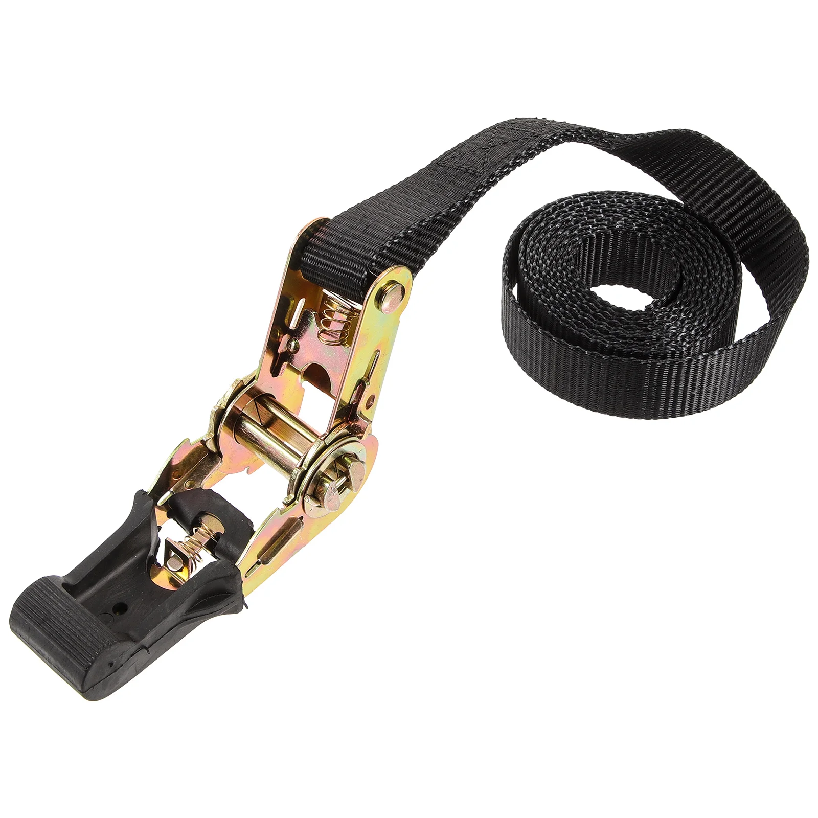 

Ratchet Tensioner Strap Tie down with Hooks Small Tight Belt Car Motorcycle Polyester Retractable