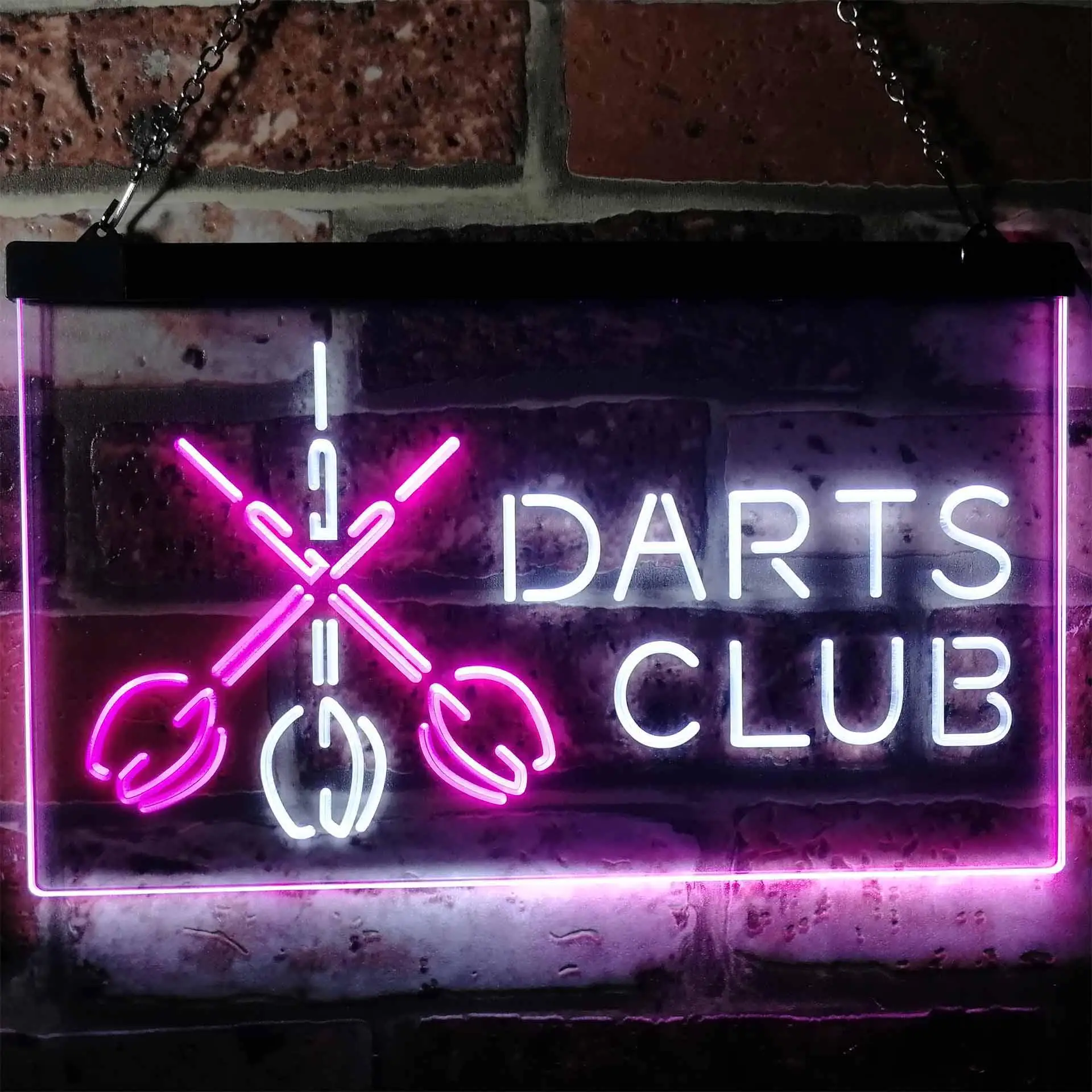 Dart Club Dual Color Led Neon Sign st6-i3185