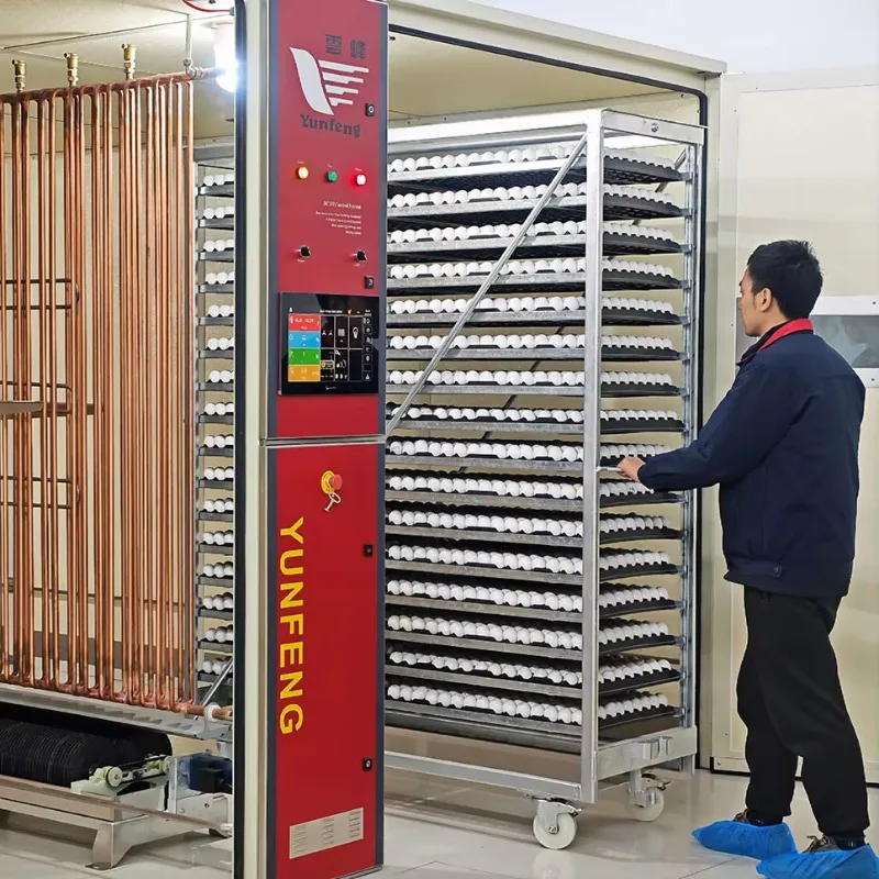 YFDF-192 Large Size Big Capacity CE Certified Automatic Egg Incubator 19200 Eggs AC/DC  Hatching Machine Poultry Farm Use Duck