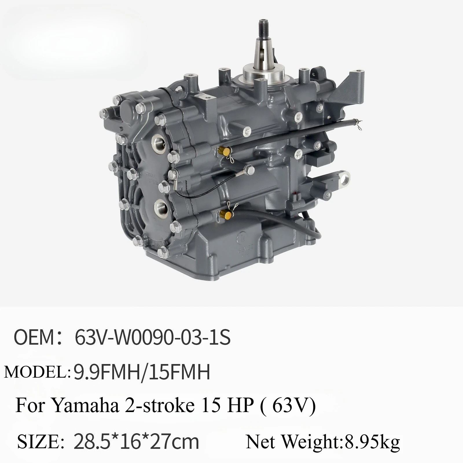 

Головка подвесного двигателя в сборе для деталей 2-тактного двигателя Yamaha мощностью 15 л.с. 63V-W0090-3-1S