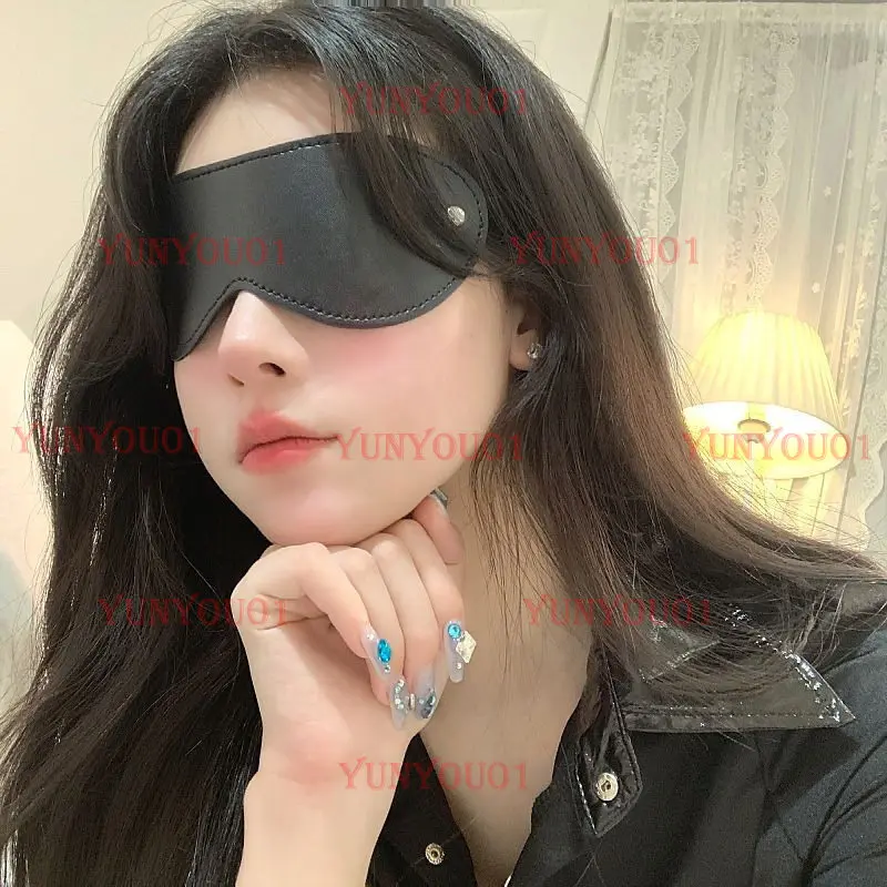 

Eye Mask Sexy Leather Blackout Blindfold Mask Cosplay Cosplay Performance Props