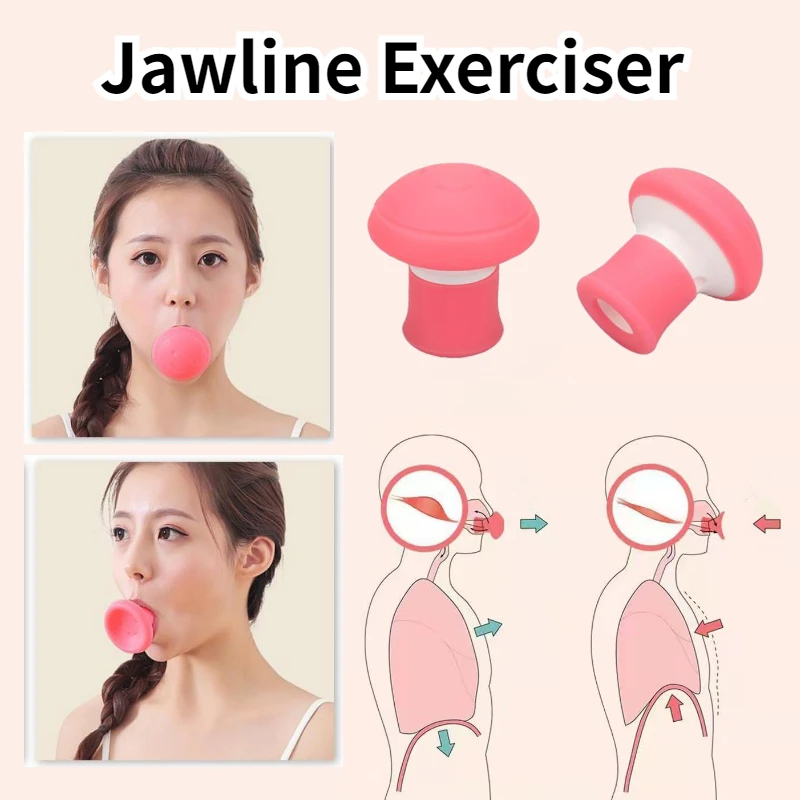 

V Face Slimming Tool Lift Skin Firming Shape Lifting Jaw Trainer Massager Instrument Double Chin Reducer Jawline Exerciser Gift