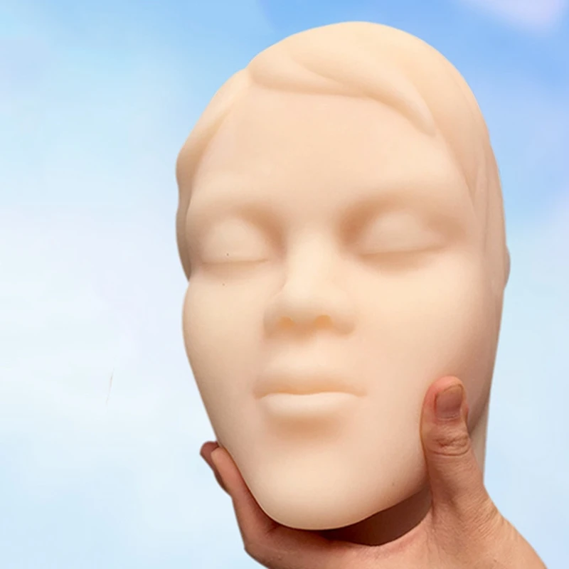 Micro-Shaping Silicone Human Heads Model Simulation Facial Injection Suture Skin Pad Model Dummy