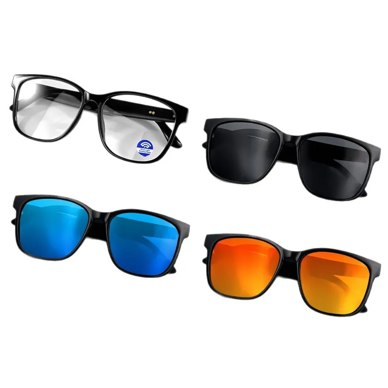 

Cross-border smart glasses GS08 polarized light anti-ultraviolet Bluetooth glasses sunglasses anti-blue light listening to