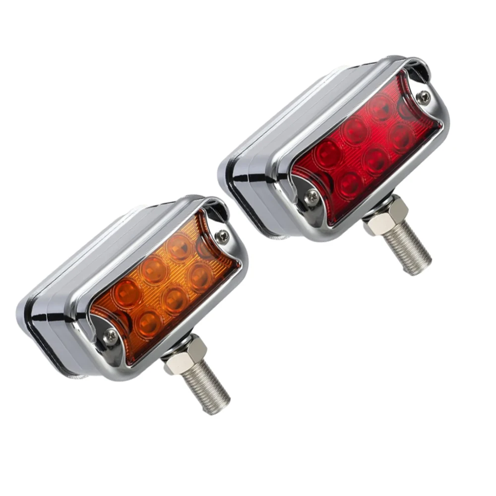 10-30 فولت 2 قطعة LED سيارة المزدوج الوجهين الجانب بدوره إشارات الذيل أضواء الفرامل شاحنة مقطورة الحافلات عربات إشارة المؤشر