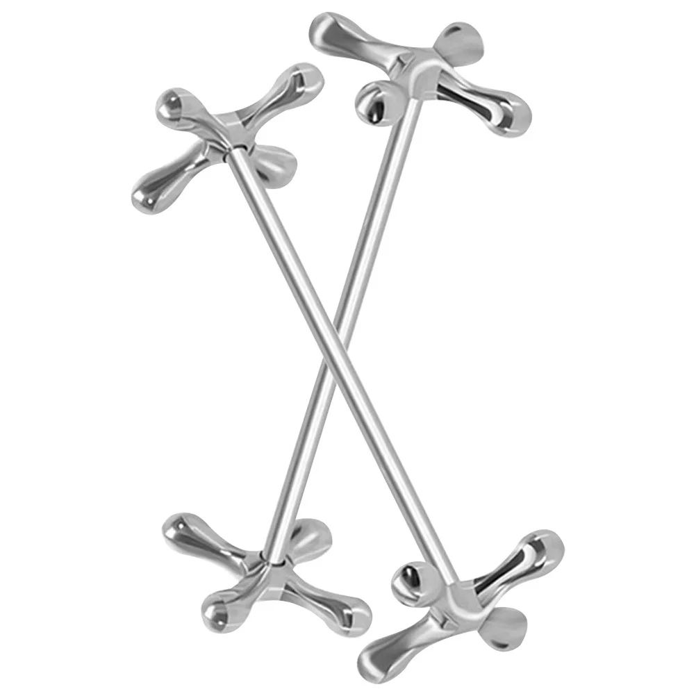 

2pcs Chopstick Rests Compact Tableware Holder For Spoon Fork Stainless Steel Kitchen Cutlery Organizer Dish Rack Flatware Stand