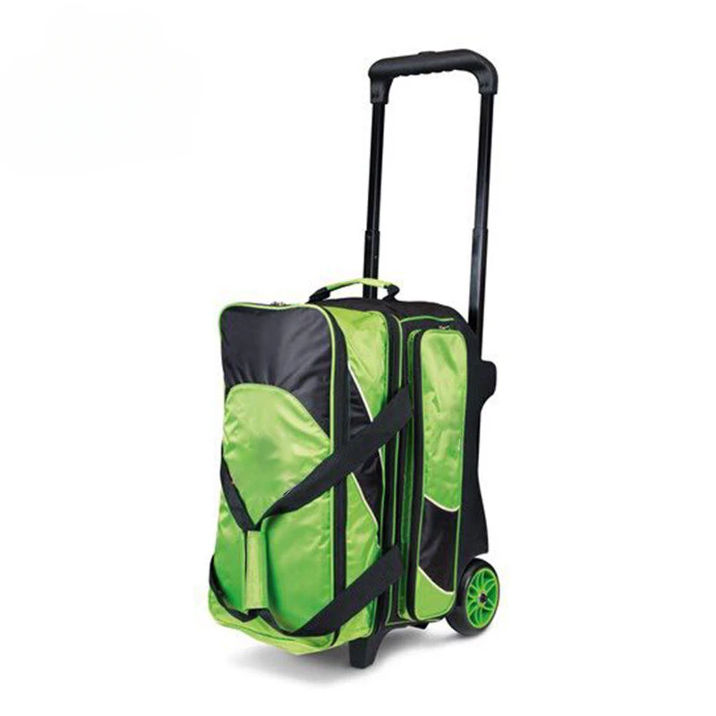 Bowling roller bag 2 ball roller bowling bag 2 balls Double bags with wheels