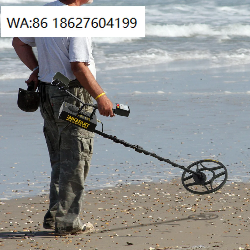 11.5IN Search Coil Metal Detector 1.5m Depth Adult Beginner Gold Coin Outdoor Hunting Finder