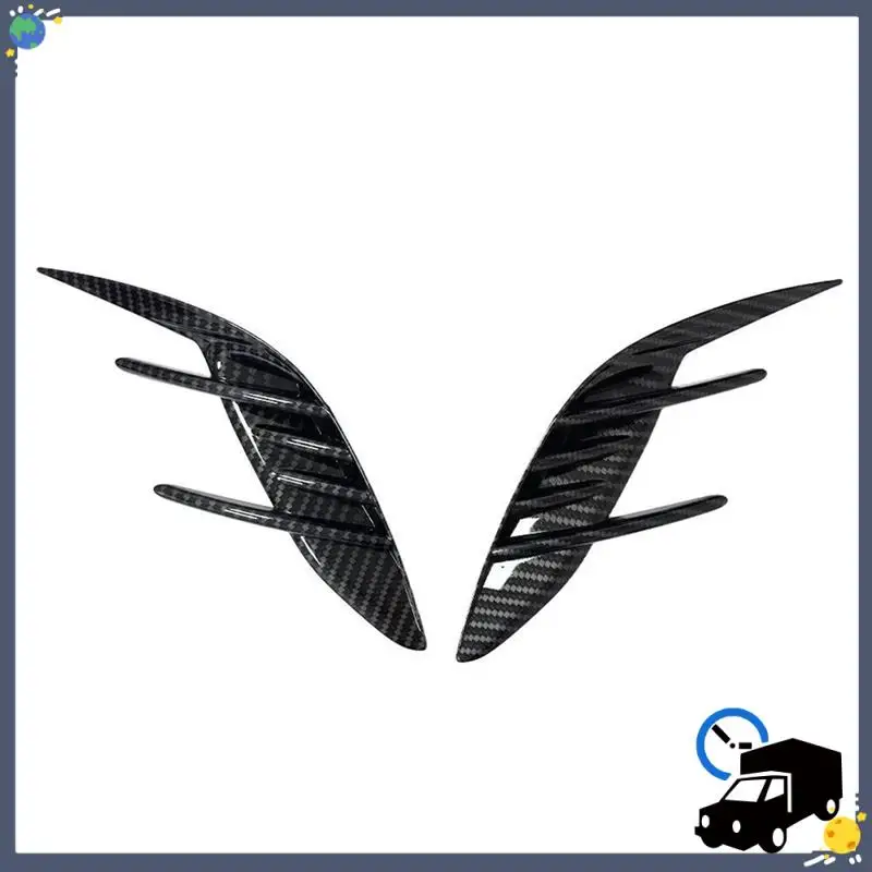 

Lasting For KIA Stinger 2018-2023 Rear Bumper Side Vent Spoiler Canard Covers Sticker Car Accessories