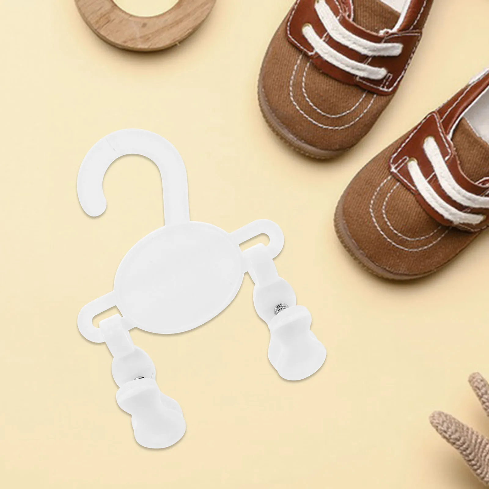

10 pcs Children Shoe Hooks Baby Shoes Slippers Drying Rack Lightweight Portable Kids Clothing Rack Toddler Hangers Infant