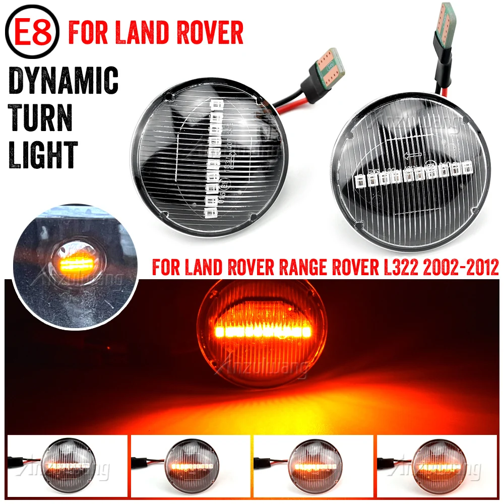 

For Land Range Rover L322 2002-2012 XGB500020 Car Dynamic LED Side Repeater Indicator Light Side Marker Signal Lamp Light