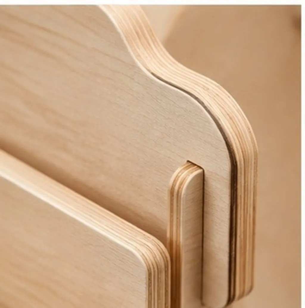 Natural Wood Card Display Rack Tiered Desktop Stand for Greeting Cards Posters Postcards Lipstick Nail Polish Essential Oil