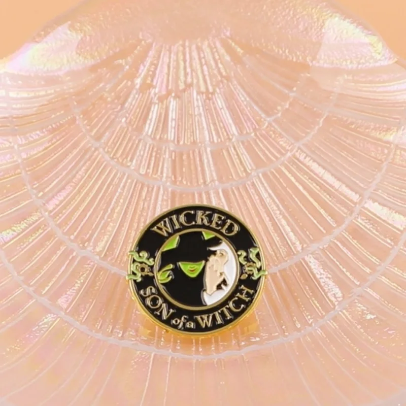 Movie Witch Enamel Pin Gothic Brooch for Jacket Backpack Hat Lapel Badge Humor Jewelry Accessory Gift for Fans