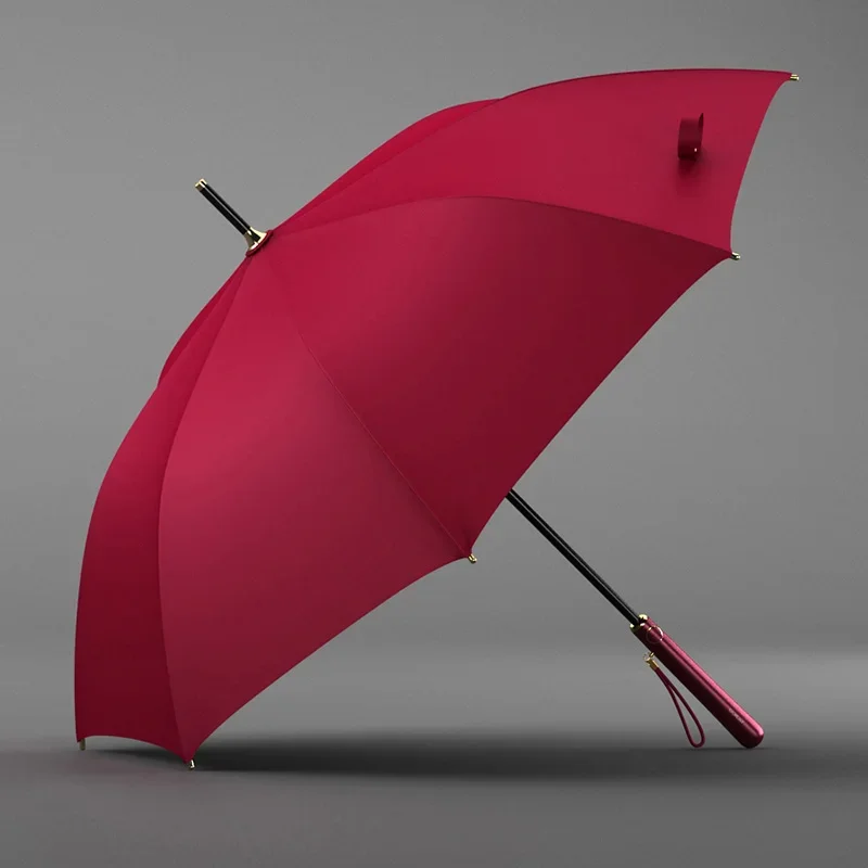 

Beautiful Red Fashion Elegant Umbrella Long Garden Umbrellas Luxury Sunny Outdoor Women Gift Pink Paraguas Rain Gear EH50UM