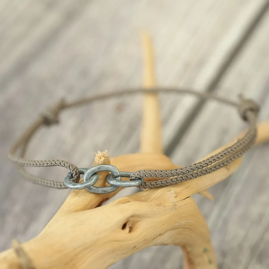 الحد الأدنى سلسلة سوار للرجال ريترو فايكنغ سوار جودة عالية رقيقة الحبل سلسلة سحرية سوار Heren Armbanden الهيب هوب Joias