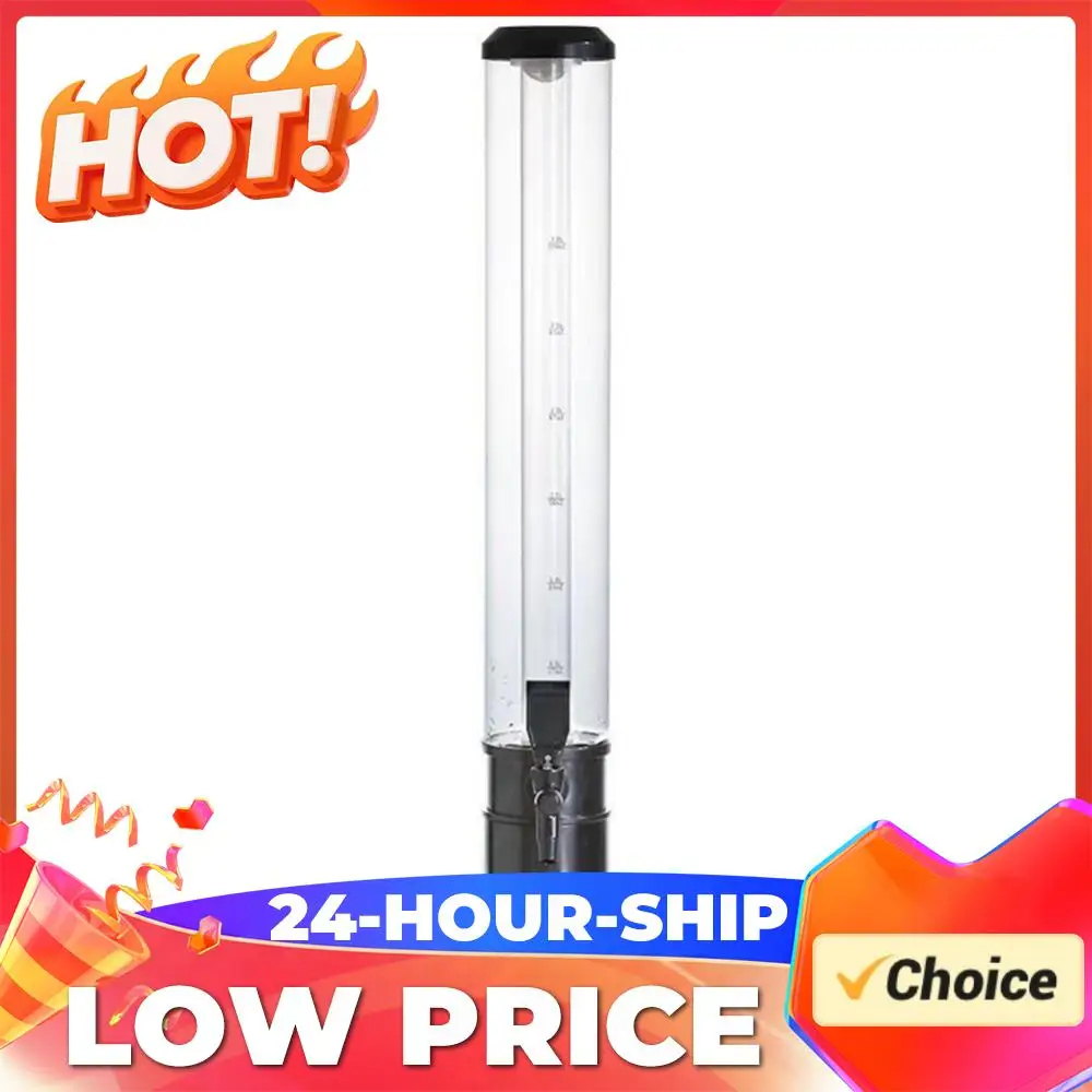 

Настольный диспенсер для напитков объемом 3 л с краном и трубкой для льда, прозрачный диспенсер для пива, вина и других напитков