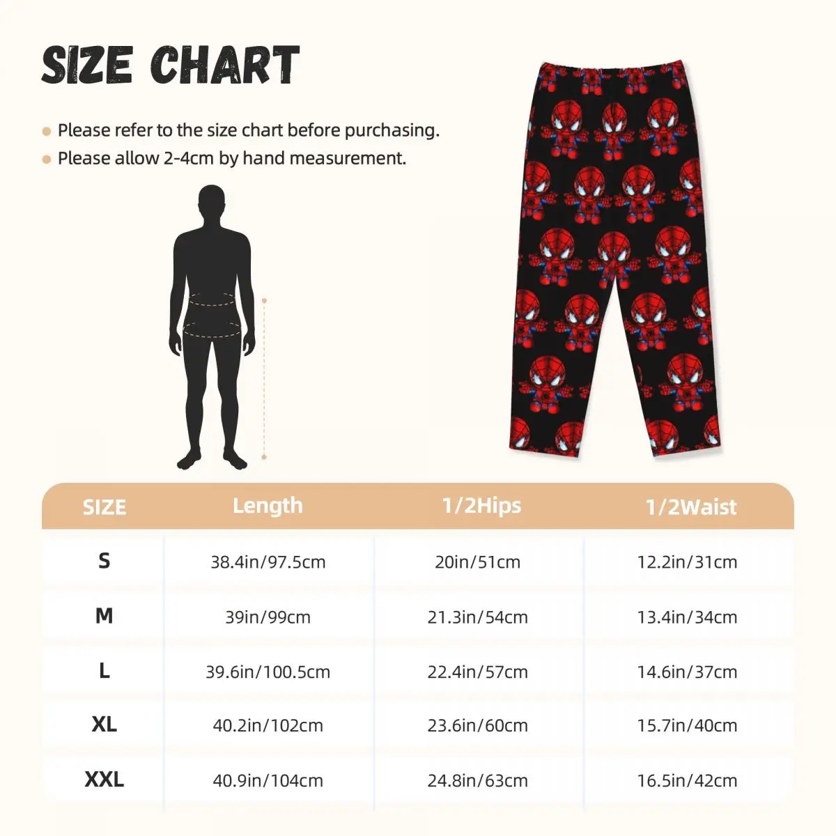 Custom Printed Animated Anime Spider Man Pajama Pants for Women Spider Sleep Sleepwear Bottoms with Pockets