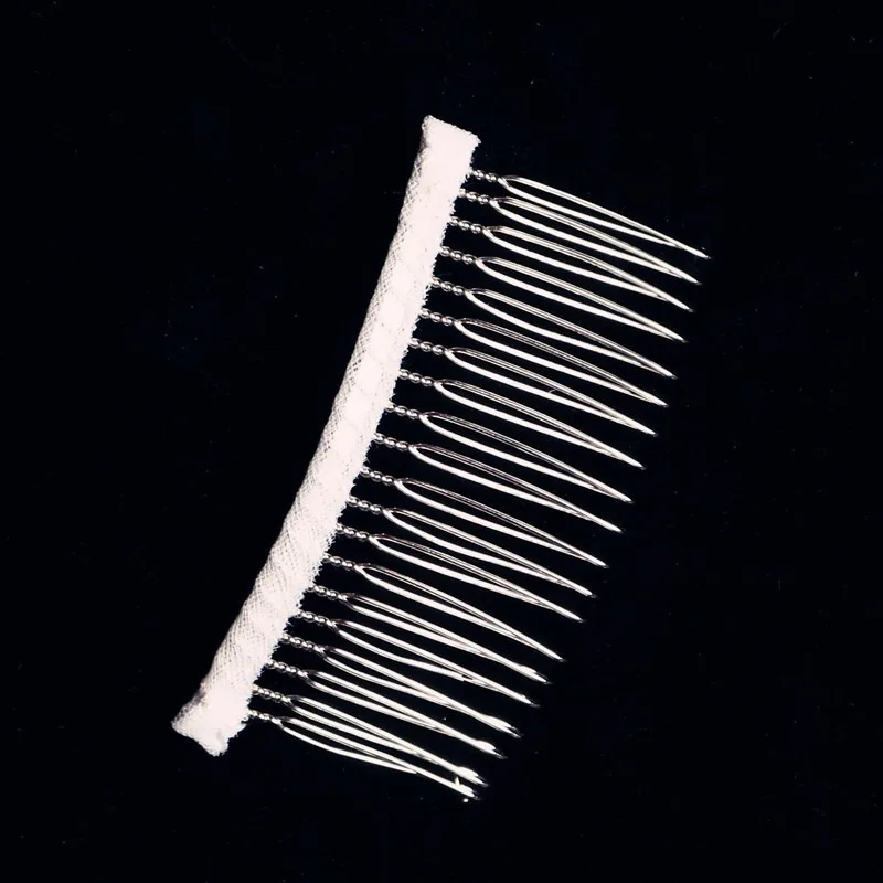 

20 шт., металлическая расческа для волос, аксессуары для головного убора, 20 зубьев, свадебная корона, головной убор, расческа-конверт