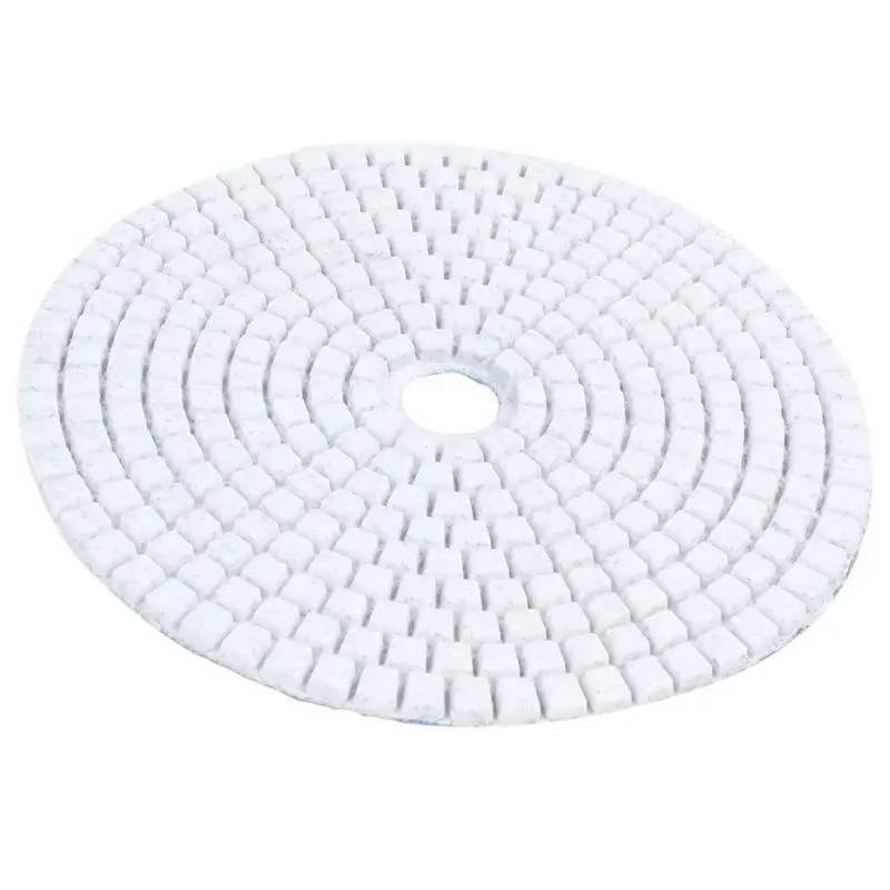 Unique 10Pcs 5 Inch 125Mm Wet Diamond Polishing Pads Marble Granite Grits 50