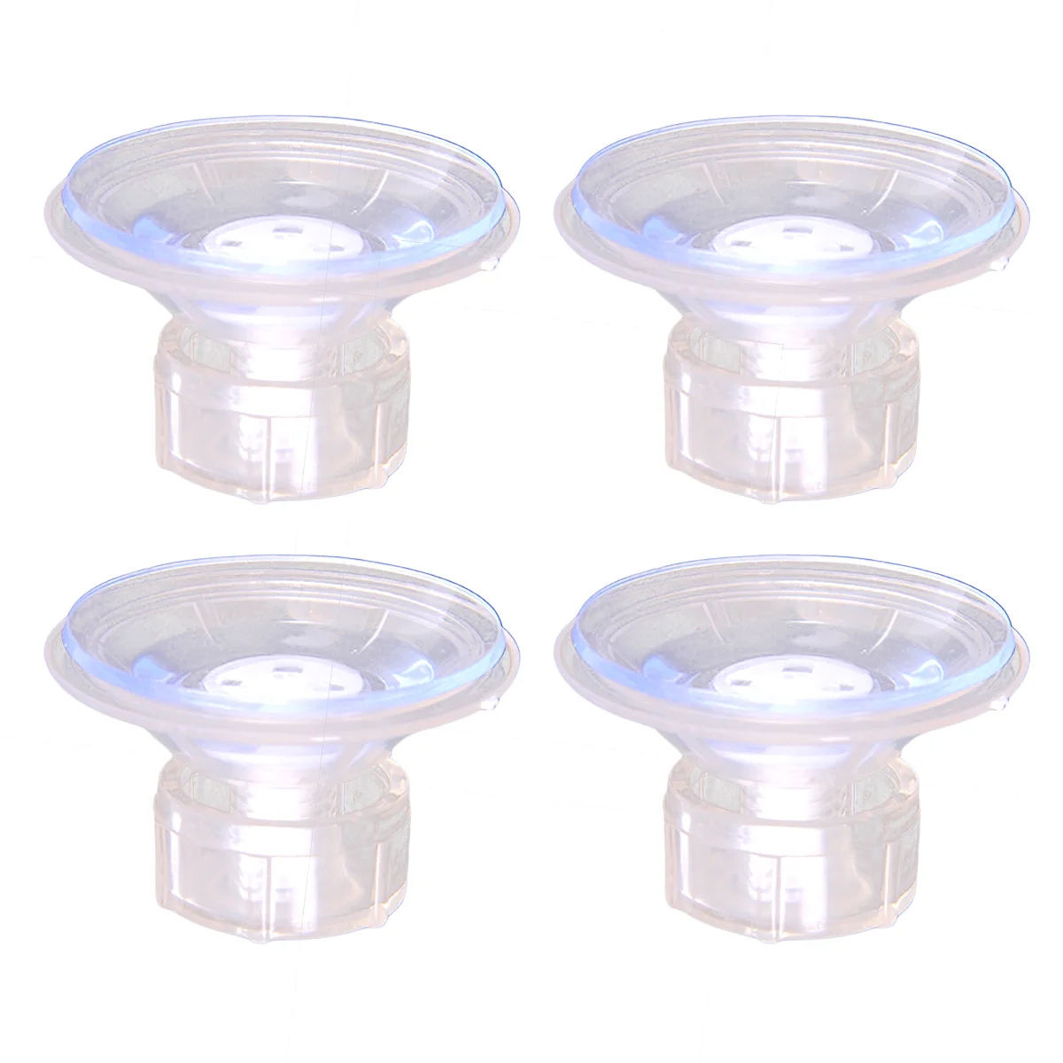 

4 Pcs Clear Plastic Suction Cup Sucker Pads with a Bolt Wall Hangers for Kitchen Office Bathroom suction cups