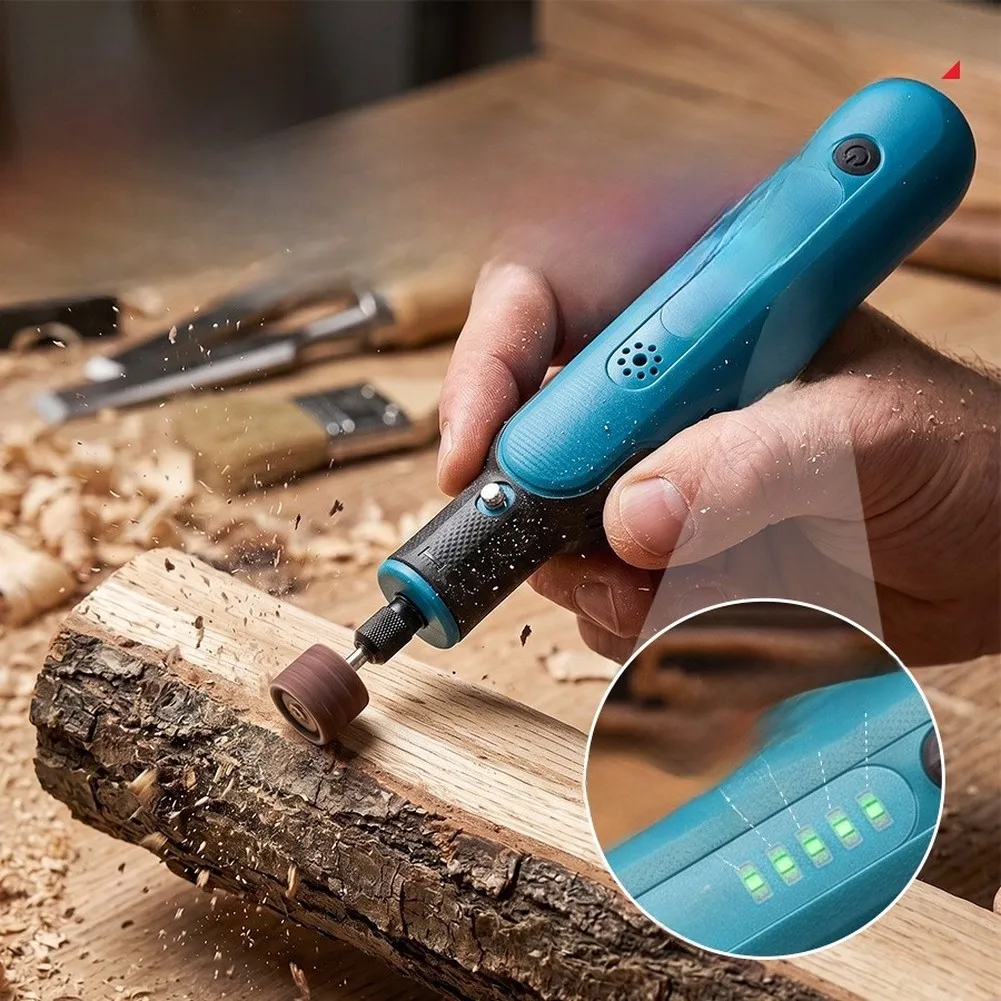 8V Cordless Electric Grinder For Mini Rotary Tool Rechargeable For Multi Functional Engraver For DIY Carving Polishing Cutting D