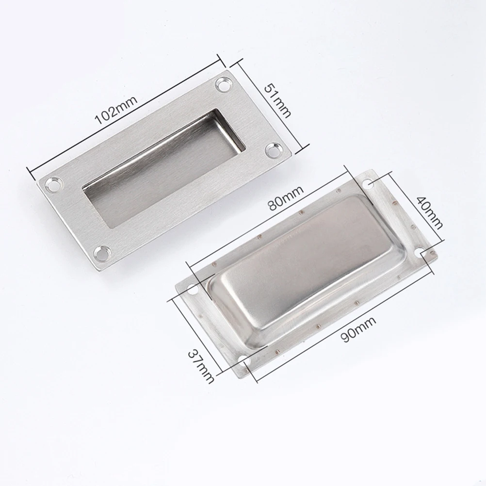 

Concealed Embedded Sliding Door Handle Drawer Knob Cupboard Pull Cabinet 304 Stainless Steel Hardware Furniture Decor