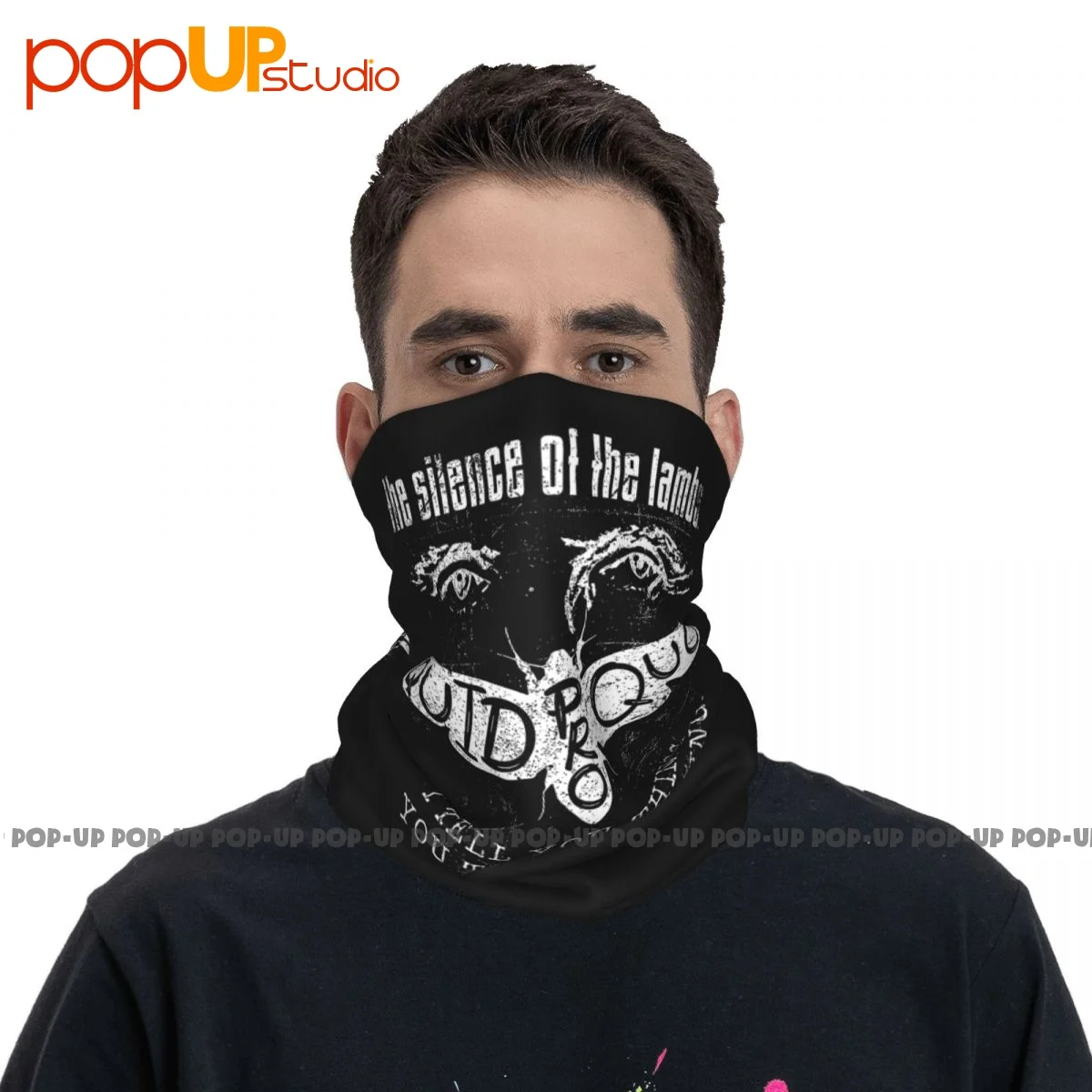 Stille der Lämmer Quid Pro Quo Hannibal Lecter Ich sage Ihnen Ding Hals Gamasche Bandana Schal Gesichts maske