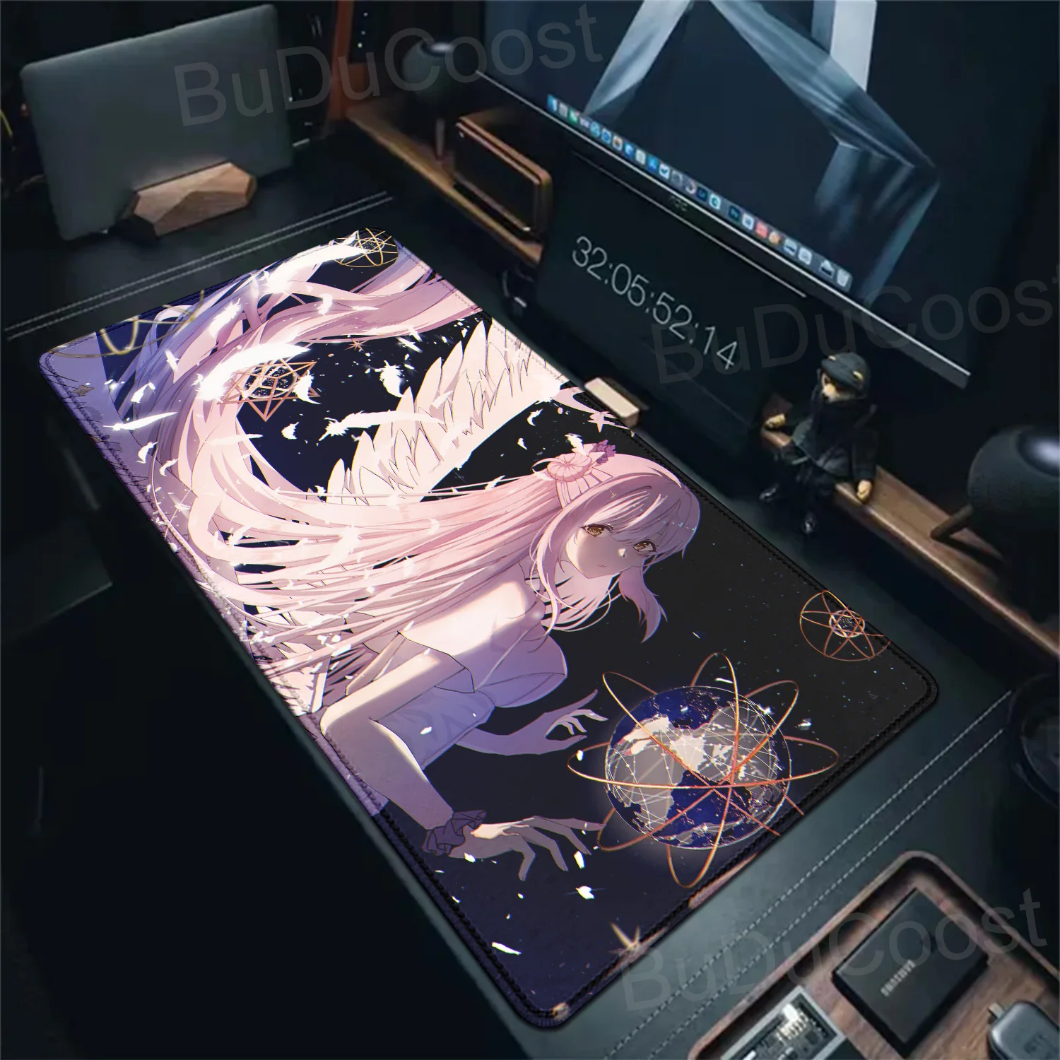 

Cute Misono Mika Mouse Pad Non-Slip Rubber Edge locking mousepads Game play mats notebook PC computer Fashion Game