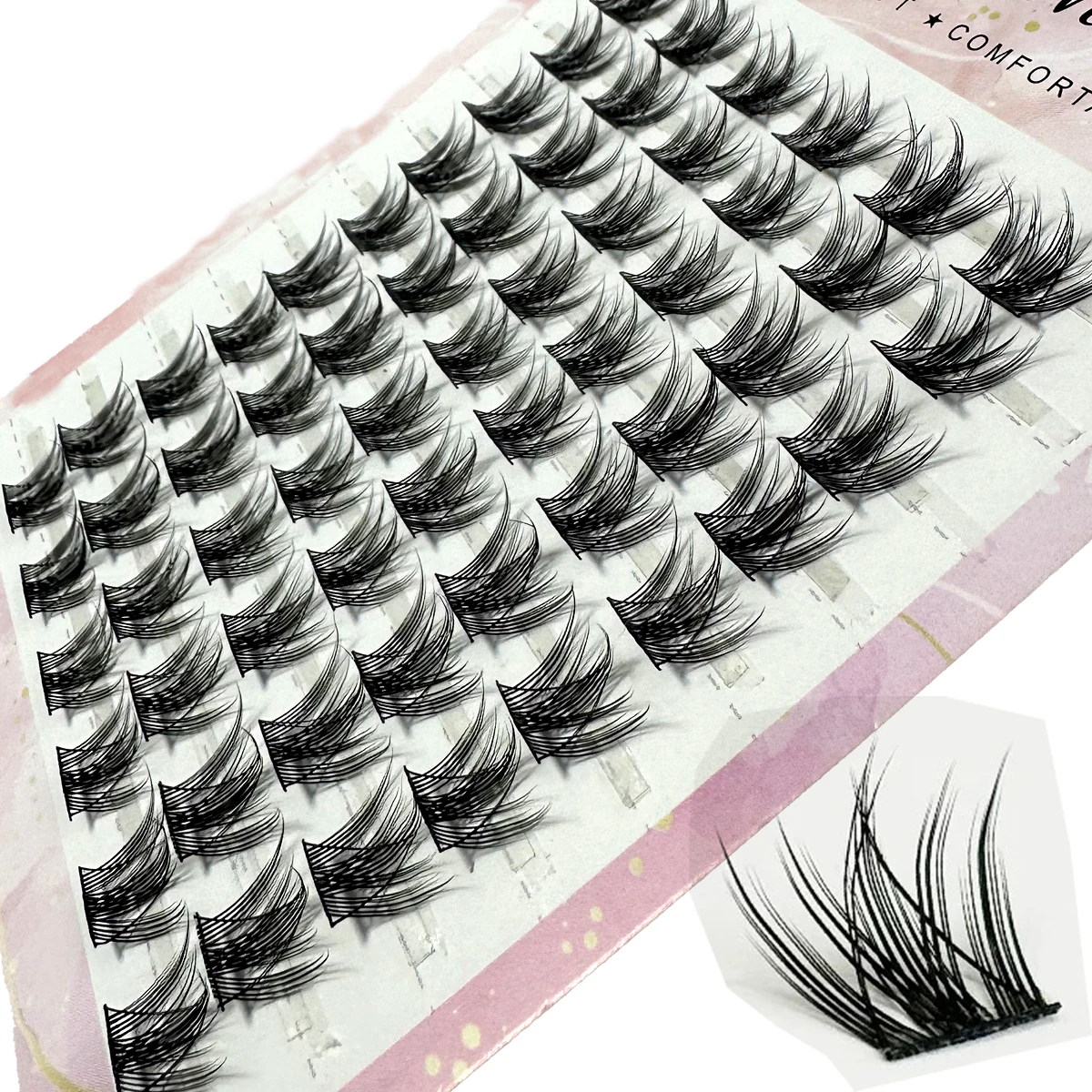 DIY Valse Wimpers Bloem Zee 10 Rijen Cluster Valse Wimpers Diy Wimper Natuurlijke Wimpers Extension Make-Up Producten