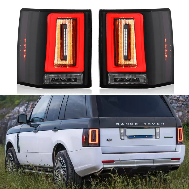 

For Land Rover Range Rover III 2002-2012 Car LED Tail Light LED Rear Running Light + Brake Lamp + Reverse + Dynamic Turn Signal