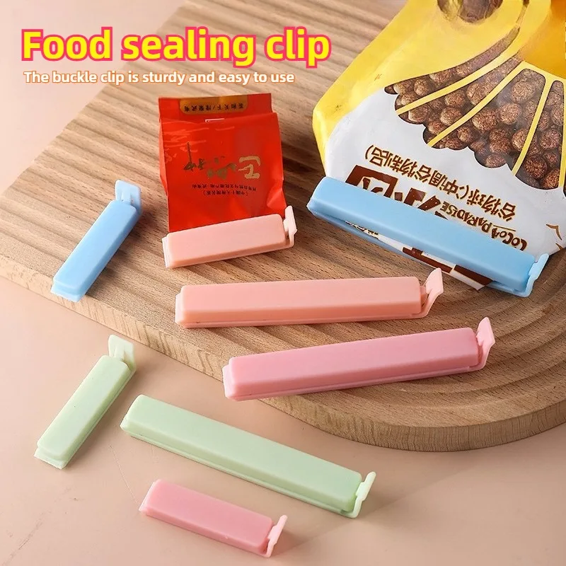 

Зажимы для герметичных пакетов, пластиковый зажим для хранения продуктов, кухонные аксессуары, портативный герметик, инструмент для закусок, органайзер, новинка