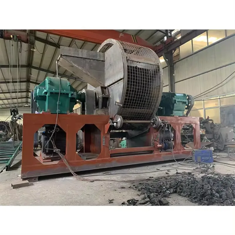 Automatic Tyre Recycling Process Machinery / Tire Shredding Plant