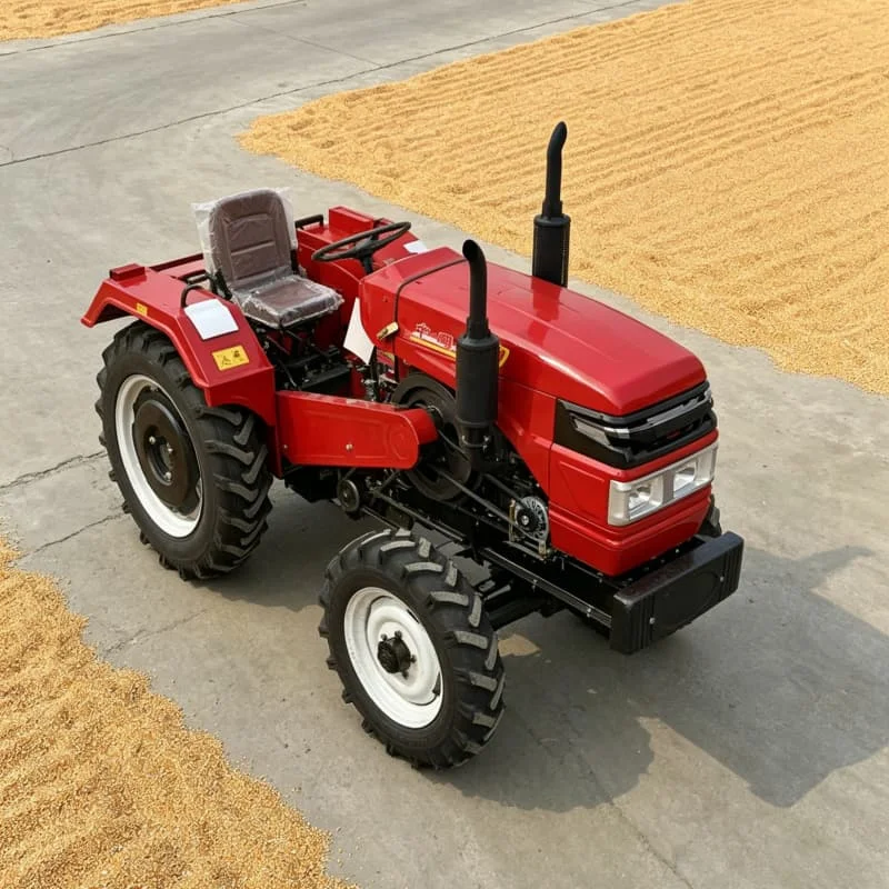 Customized Four-wheel rotary tiller, durable high-power wheeled tractor, farm four-wheel ploughing machine