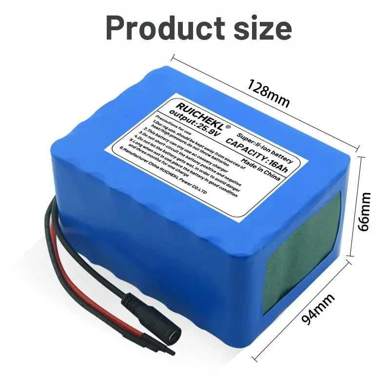 7S5P 18650 rechargeable Battery Pack used for Scooter Toy Car LED Sound Vacuum Cleaner Light Belt BMS+29.4V Charger