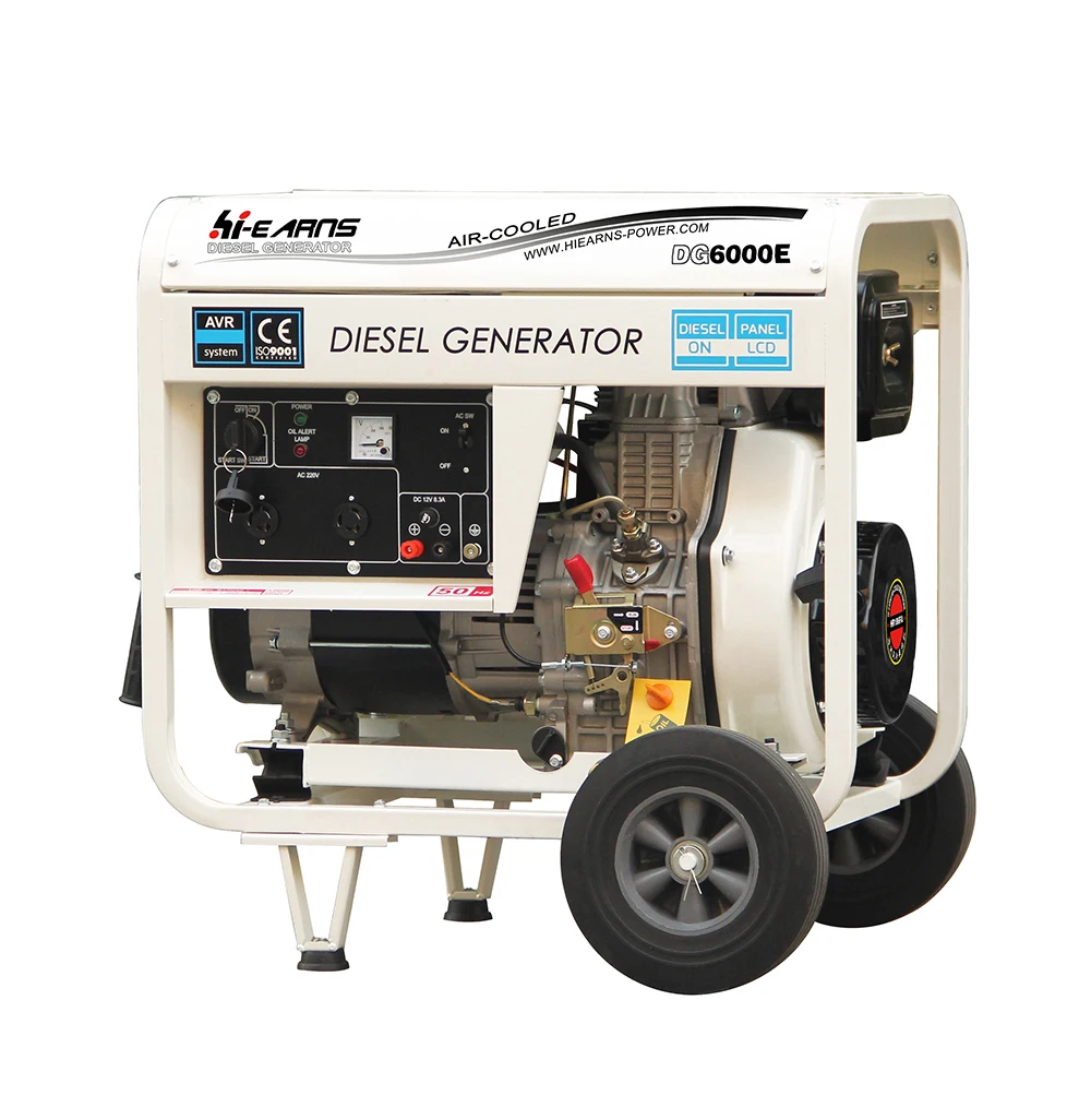 

portable type small single phase 5kva die·sel generator