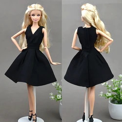 Vestido de noche clásico para muñeca Barbie, ropa puramente Manual para muñeca BJD 1/6, accesorios para muñecas, regalos para niñas