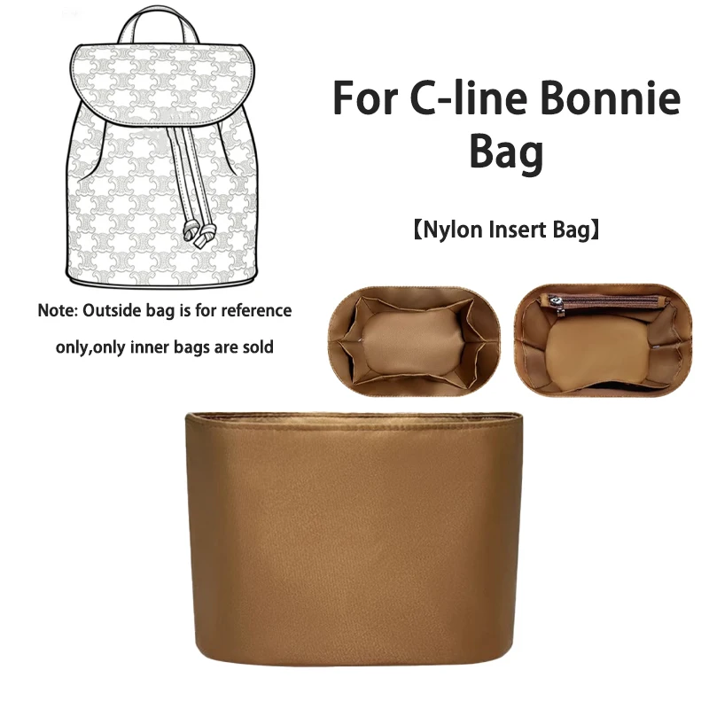 

Внутренняя сумка-органайзер EverToner с нейлоновой вставкой, подходит для C-line, сумка Bonnie, кошелек-органайзер, сумка для хранения