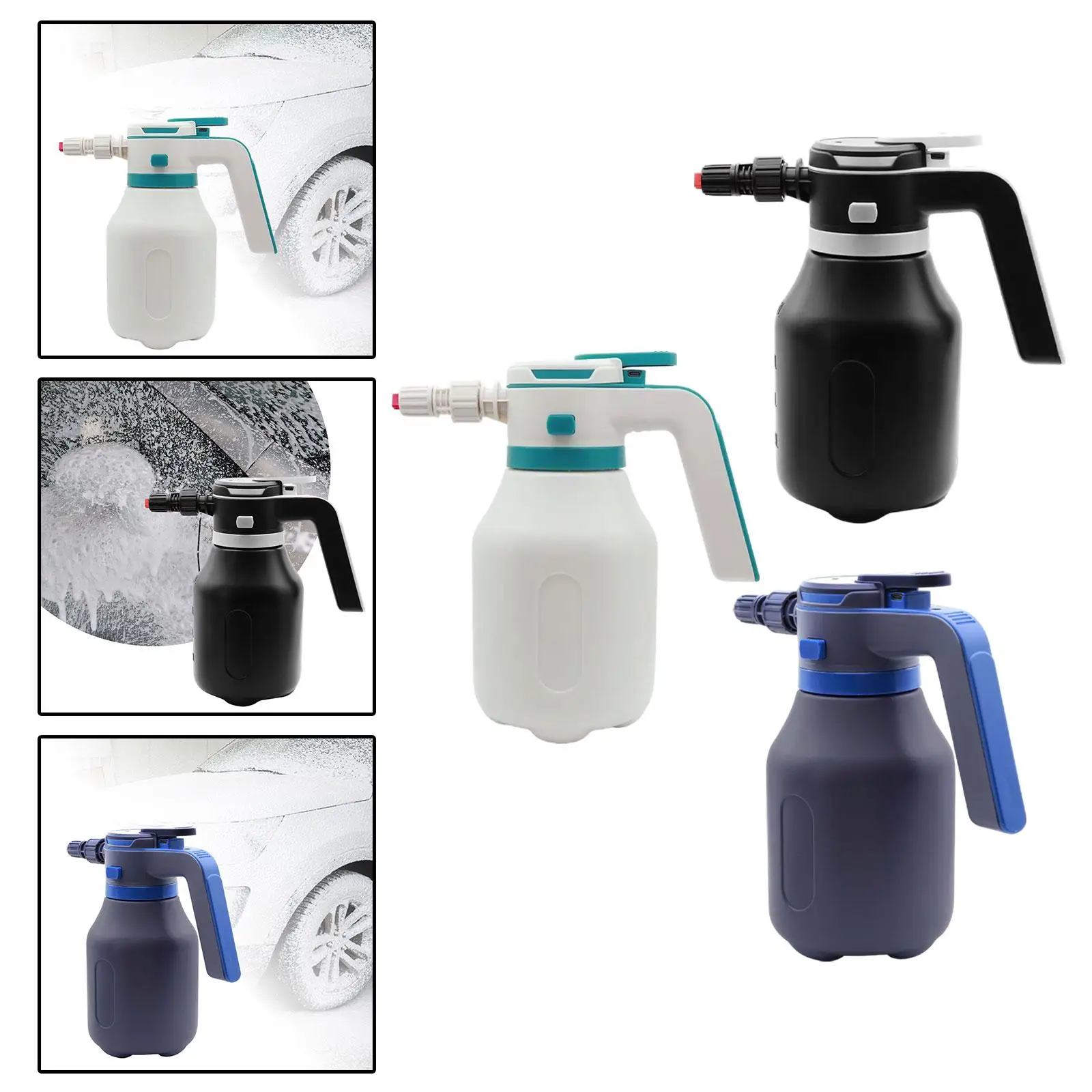 

Электрический распылитель пены для мойки автомобилей с USB, распылитель пены 2 л для очистки полива