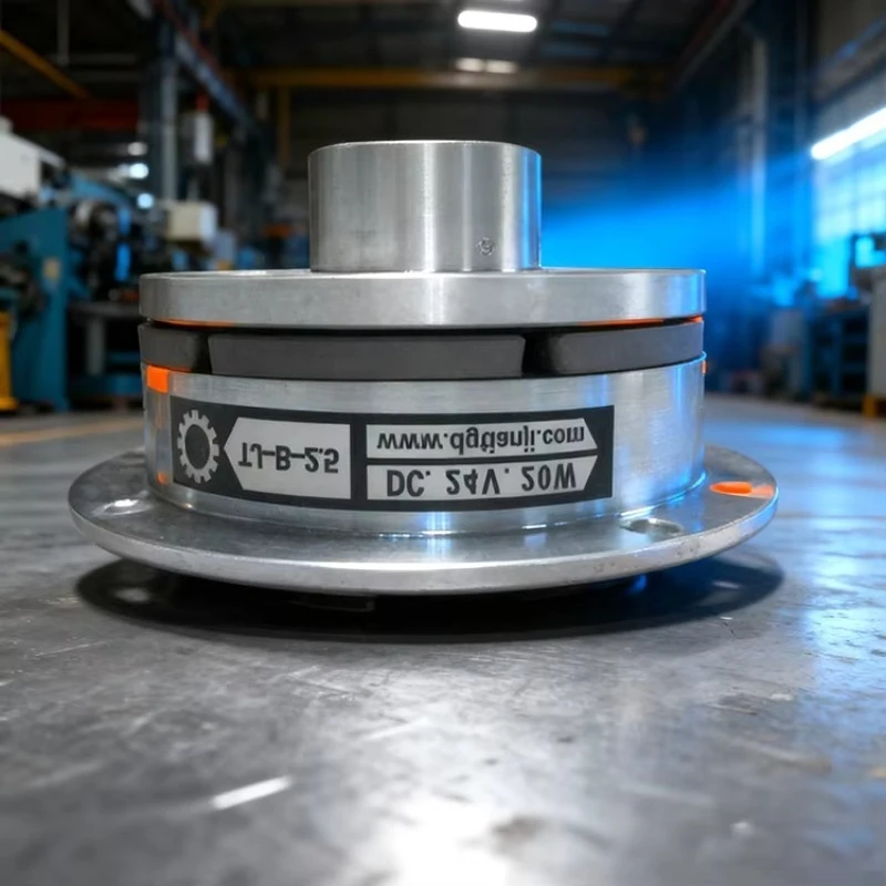 Electromagnetic Brake with Bearing for Packaging Machines 24V DC CE Certified 20KG Torque 3000 RPM