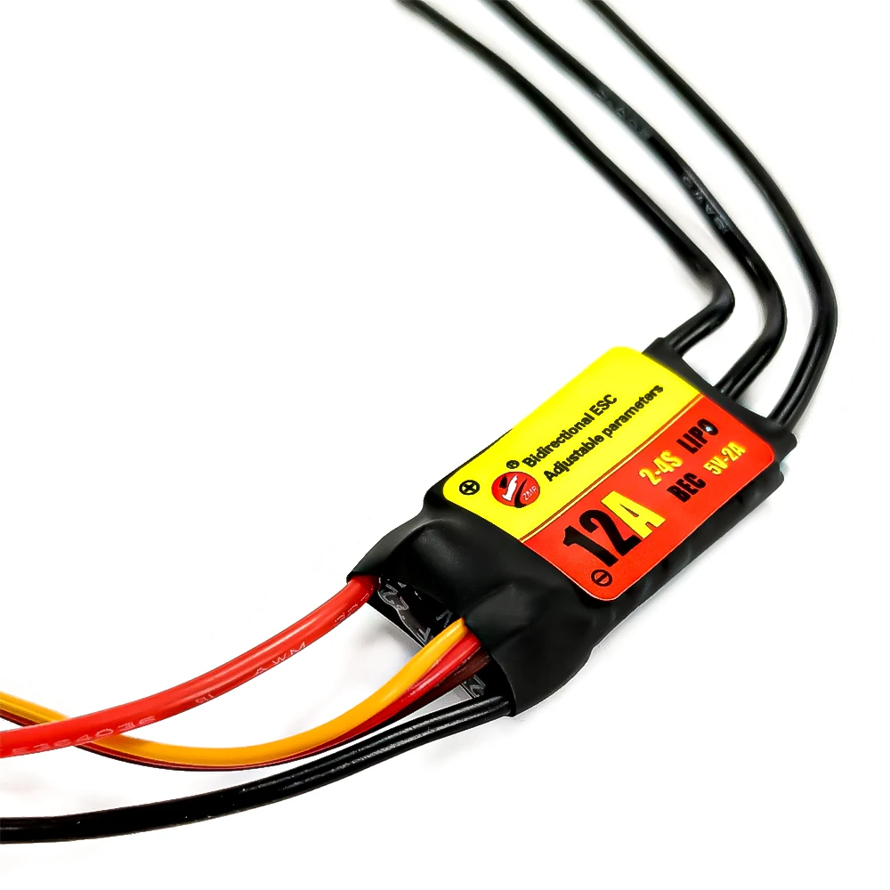ZMR 12A 20A 30A 40A 60A 80A 100A Bidirectionele Verstelbare Borstelloze ESC Voor Vliegtuigen Schip Onderwater Propeller